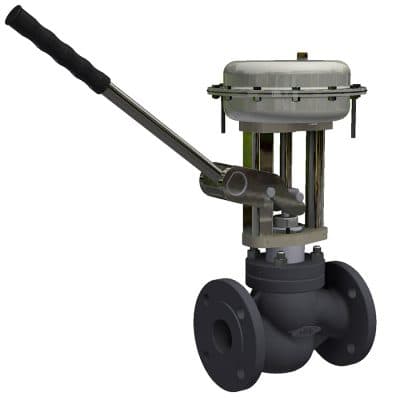 Bottenblåsventil lyftande